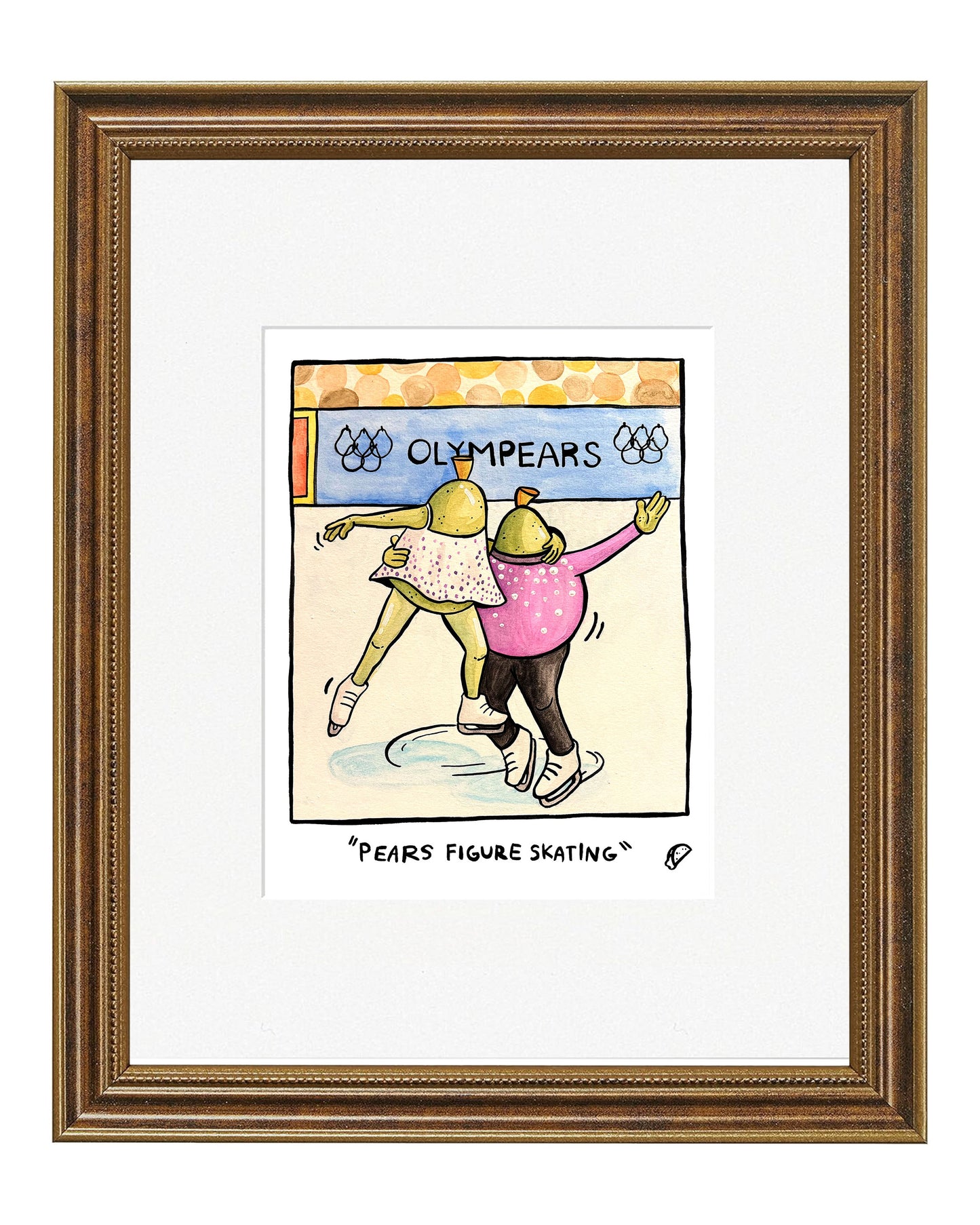 "Pears Figure Skating" Original