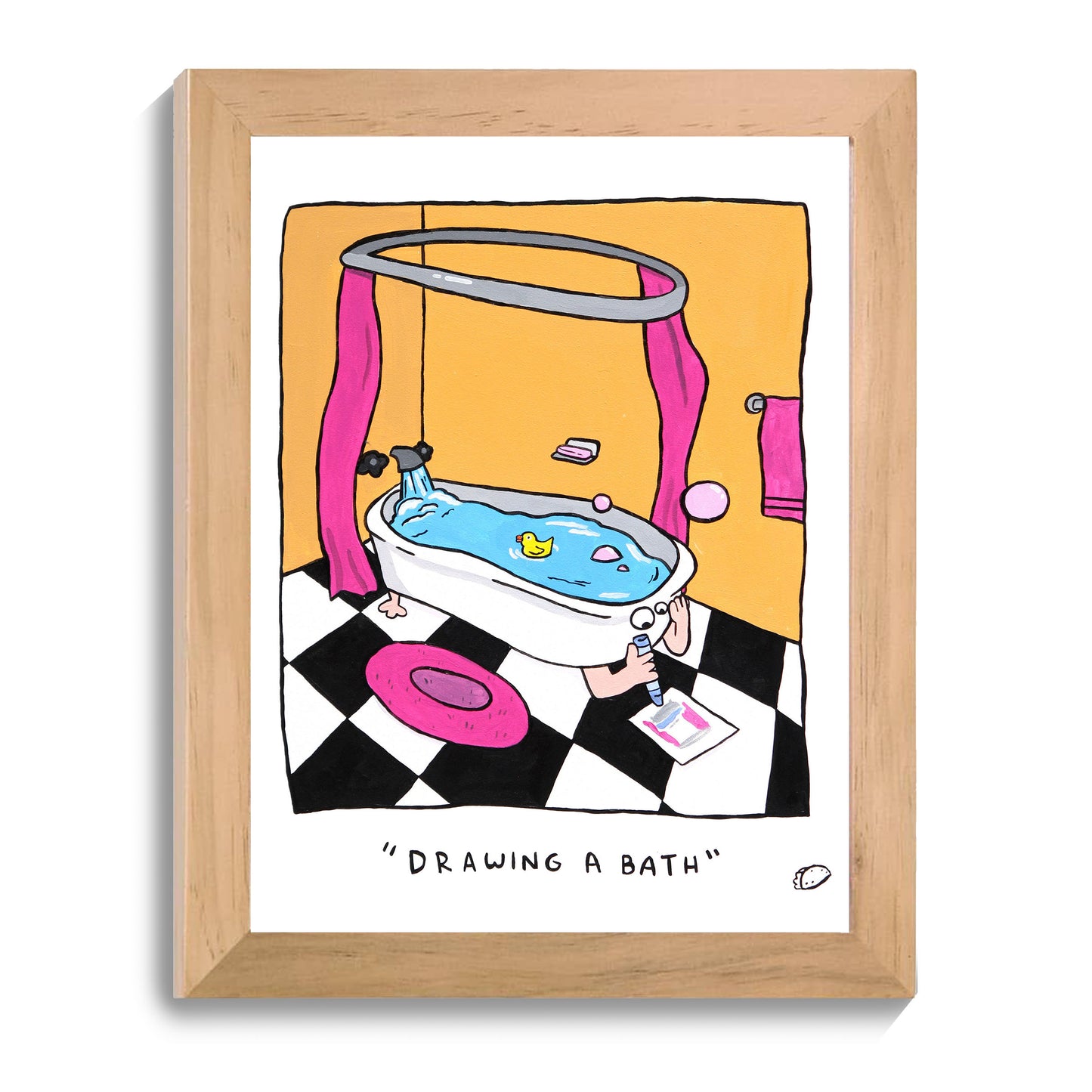 "Drawing a Bath" Original