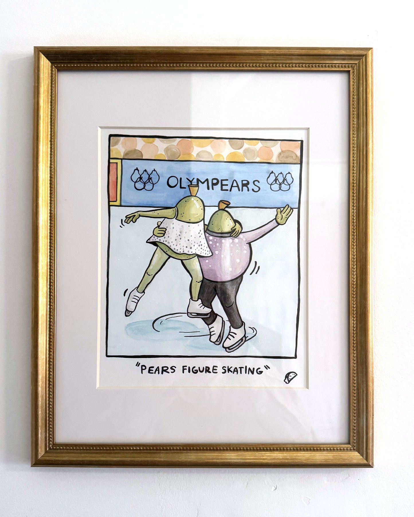 "Pears Figure Skating" Original