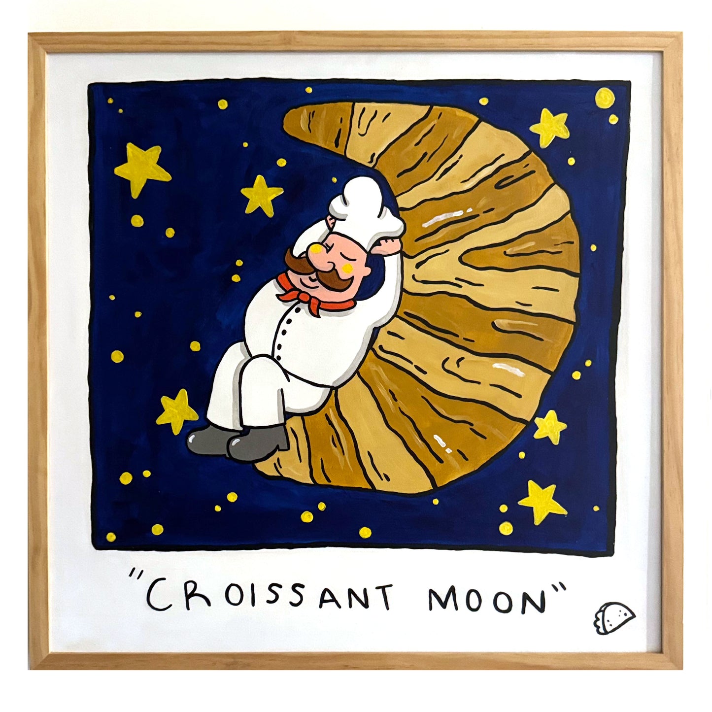 "Croissant Moon" Original