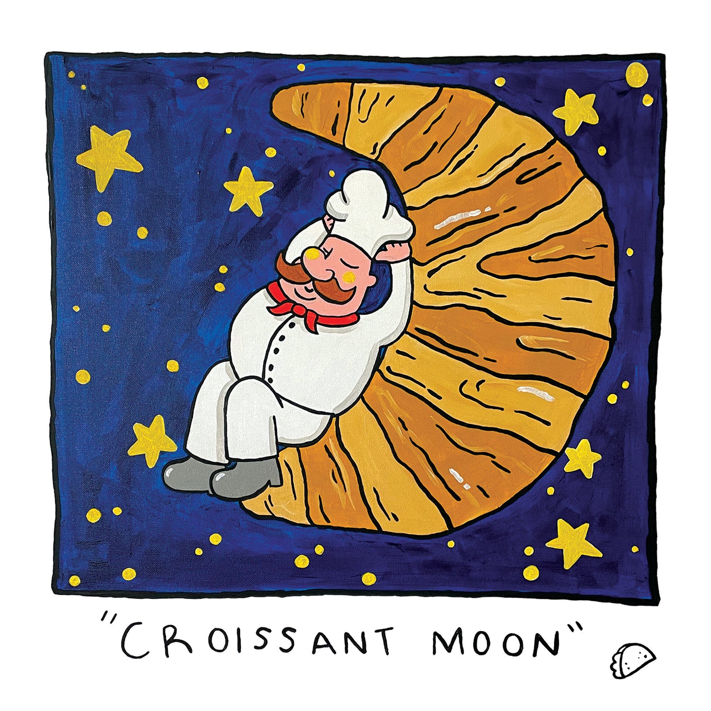 "Croissant Moon" Original